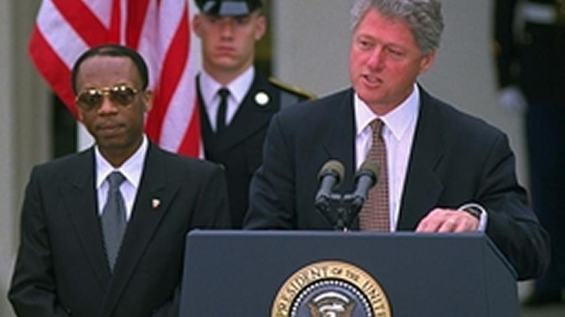 President Clinton liked Haitian President Jean-Bertrand Aristide, but President George Bush did not.