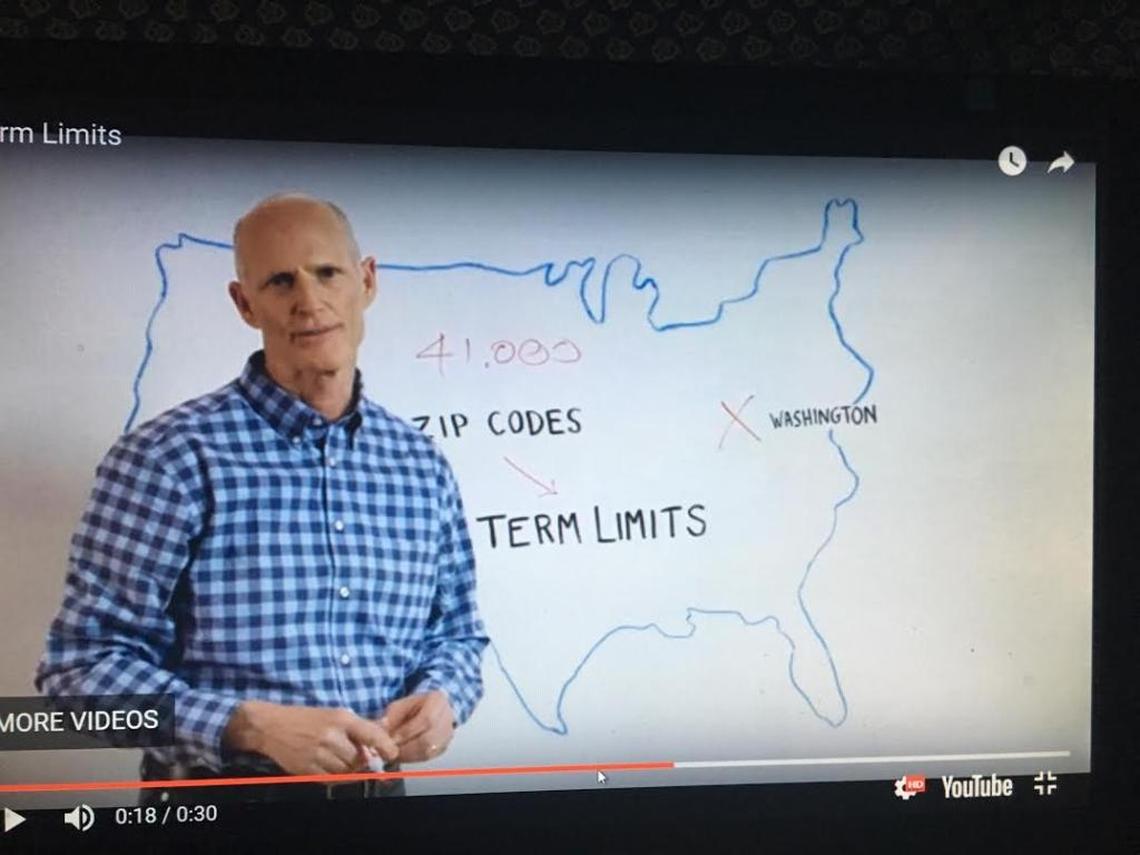 Gov. Rick Scott In his debut ad for his U.S. Senate campaign.