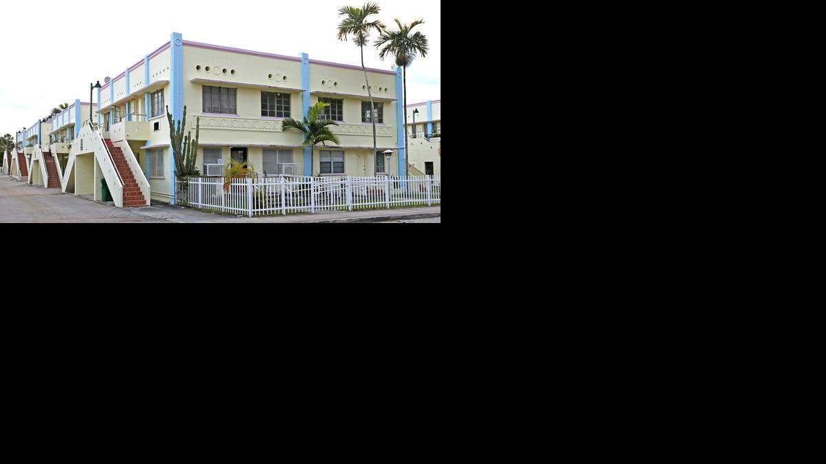 
EAST LITTLE HAVANA: Activists and preservationists fighting upzoning want to preserve buildings like this Art Deco apartment house in the neighborhood. 
