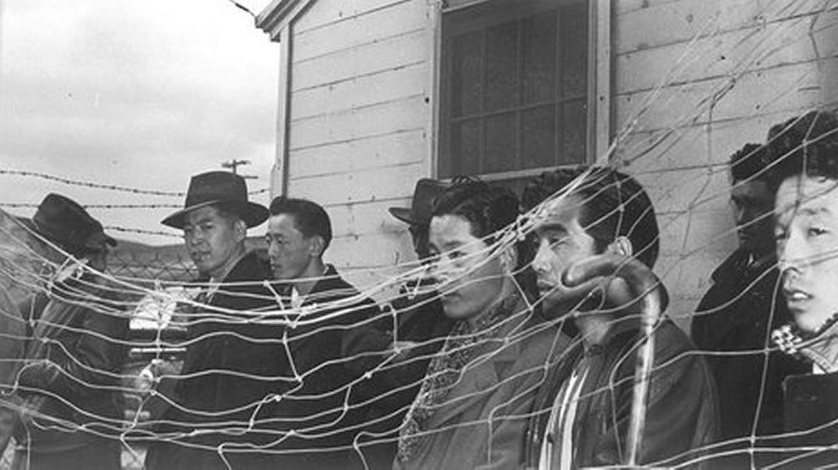 Japanese Americans were taken off to camps during World War II.
