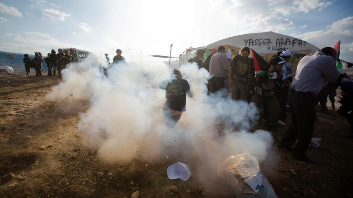 Israeli soldiers clashed with Palestinian and Israeli activists during a demonstration in November against construction of Jewish settlements in the West Bank.