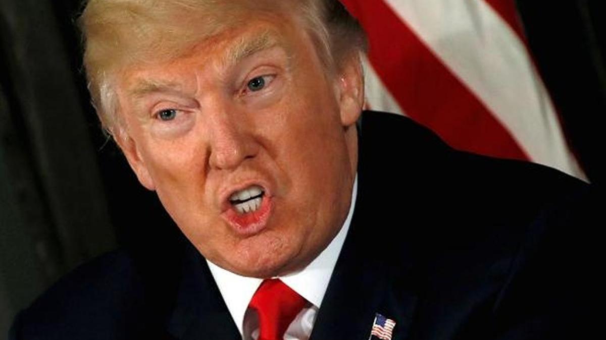 President Trump speaks about North Korea during a briefing during his golf vacation.