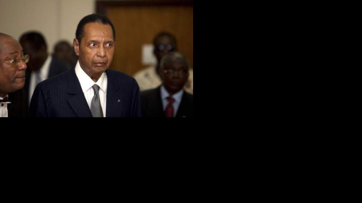 
ACCUSED: Former Haitian dictator Jean-Claude Duvalier died on Saturday.
