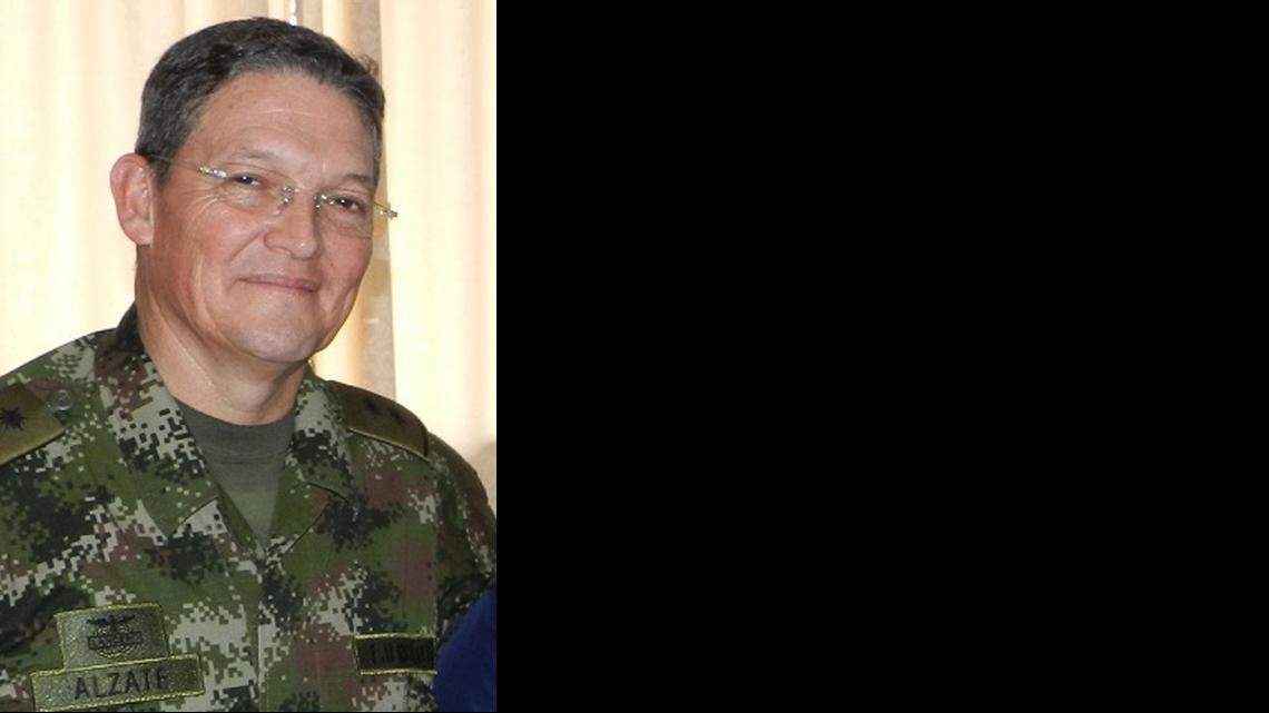 
TAKEN: Colombian Army Gen. Ruben Dario Alzate was reportedly taken captive by rebels on Sunday. 
