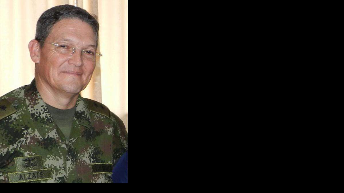 
TAKEN: Colombian Army Gen. Ruben Dario Alzate was reportedly taken captive by rebels on Sunday. 
