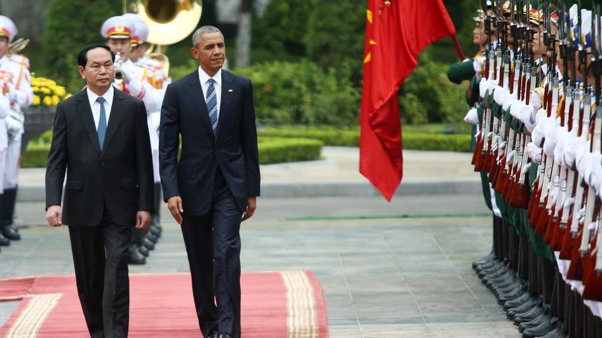 President Obama’s visit to Vietnam and other Asian countries last week was designed to promote a Pacific trade deal pending in Congress.