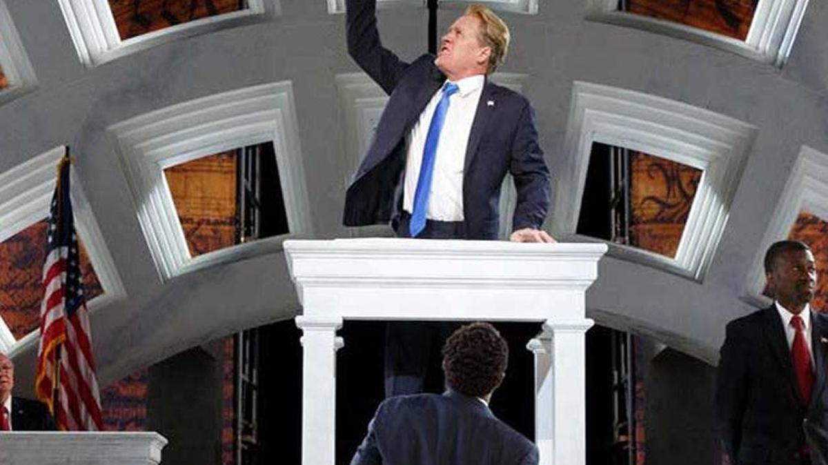 The Public Theater’s “Julius Caesar” is being criticized for featuring a Donald Trump-like figure who is assassinated.