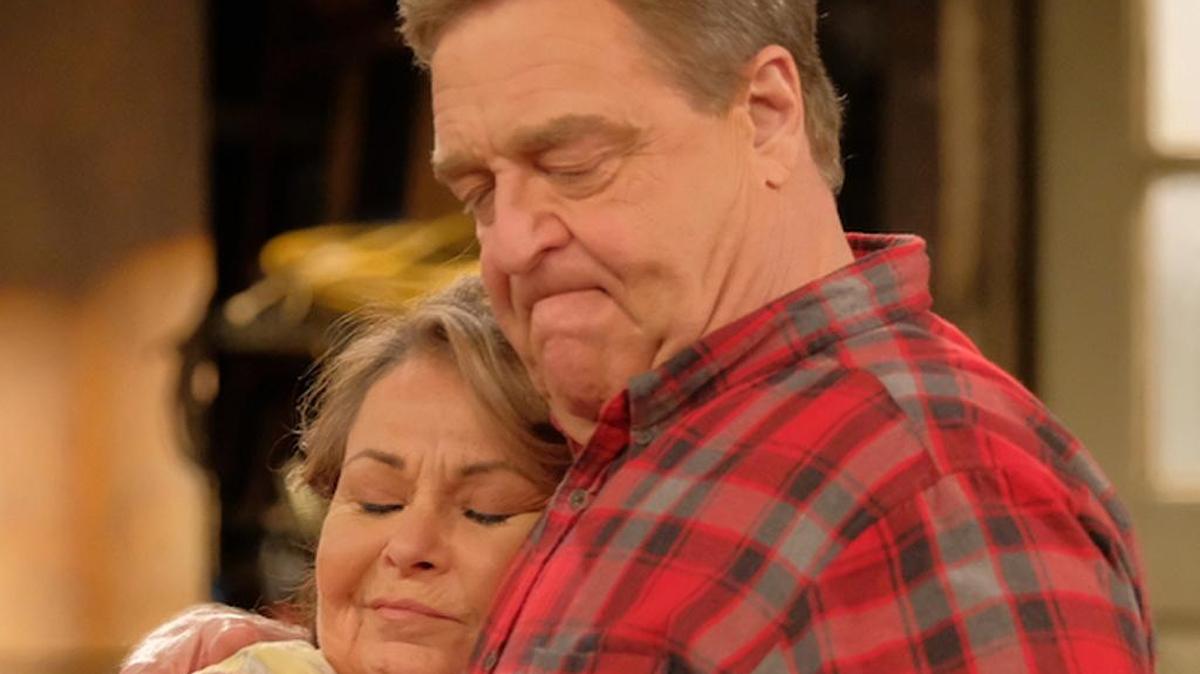 Roseanne Barr and John Goodman reprise their roles in “Roseanne.”