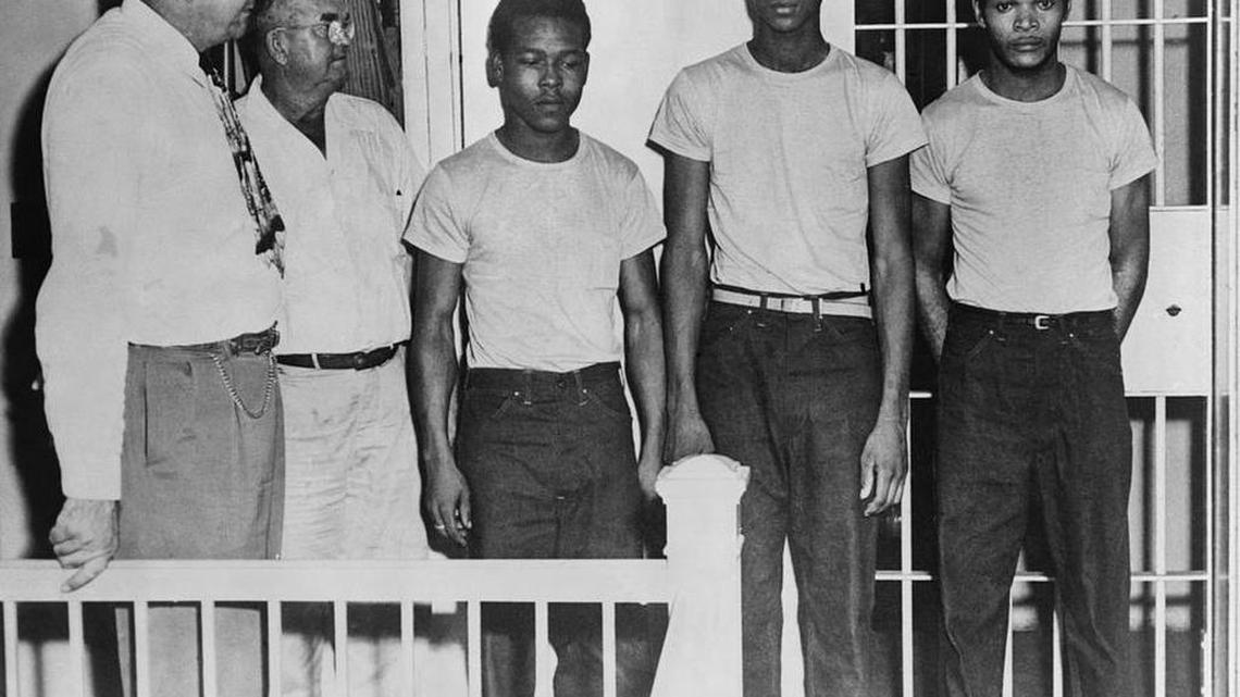 
Three of the surviving Groveland Four members in 1949. 
