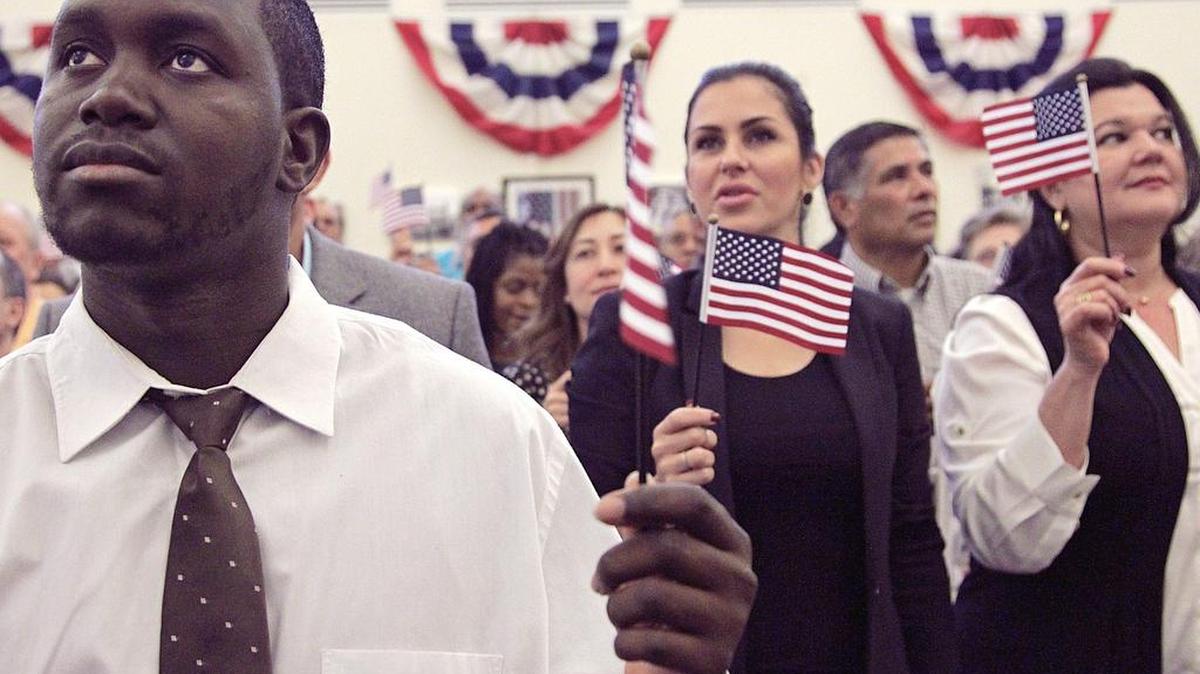 Citizenship ceremonies like this one in December are held often in South Florida, where 40 percent of the residents are foreign-born.