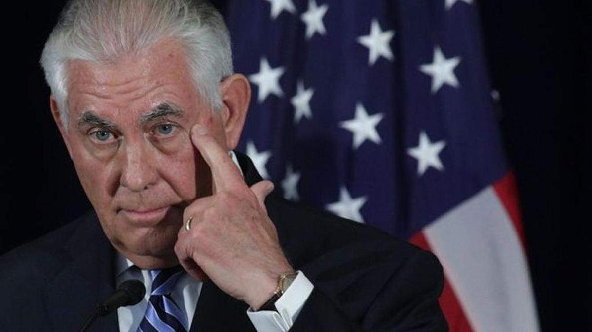Secretary of State Rex Tillerson, shown in January, seemed to obliquely urge the Venezuelan military to stage a coup.