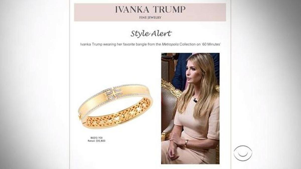 Last year, Ivanka Trump’s company alerted fashion writers to promote her $10,800 bracelet.