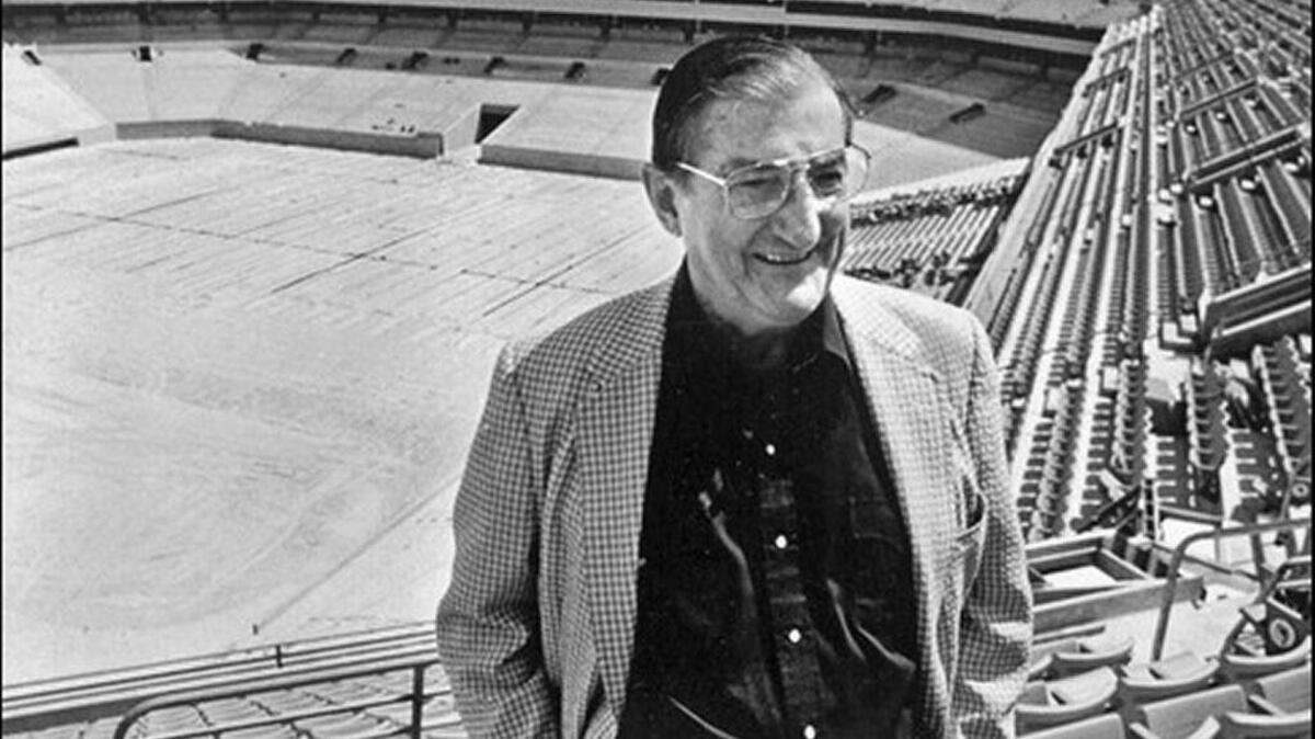 Joe Robbie built a stadium for his team with no public funds.