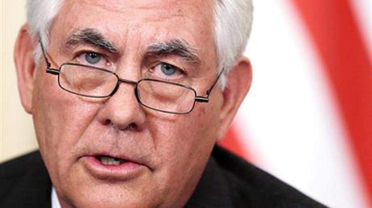Secretary of State Rex Tillerson has not commented on the department’s revised mission statement, which omits promoting democracy in the world.