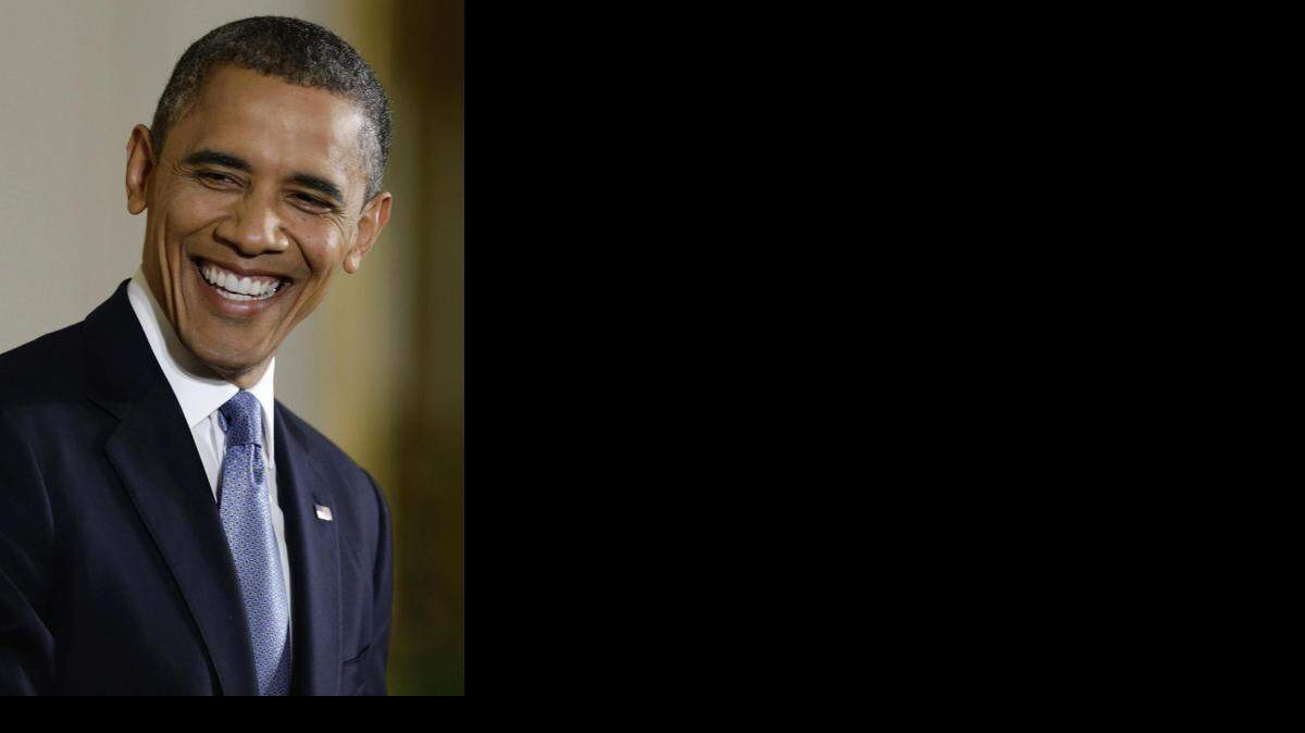 
President Obama during a press conference in the East Room of the White House.
