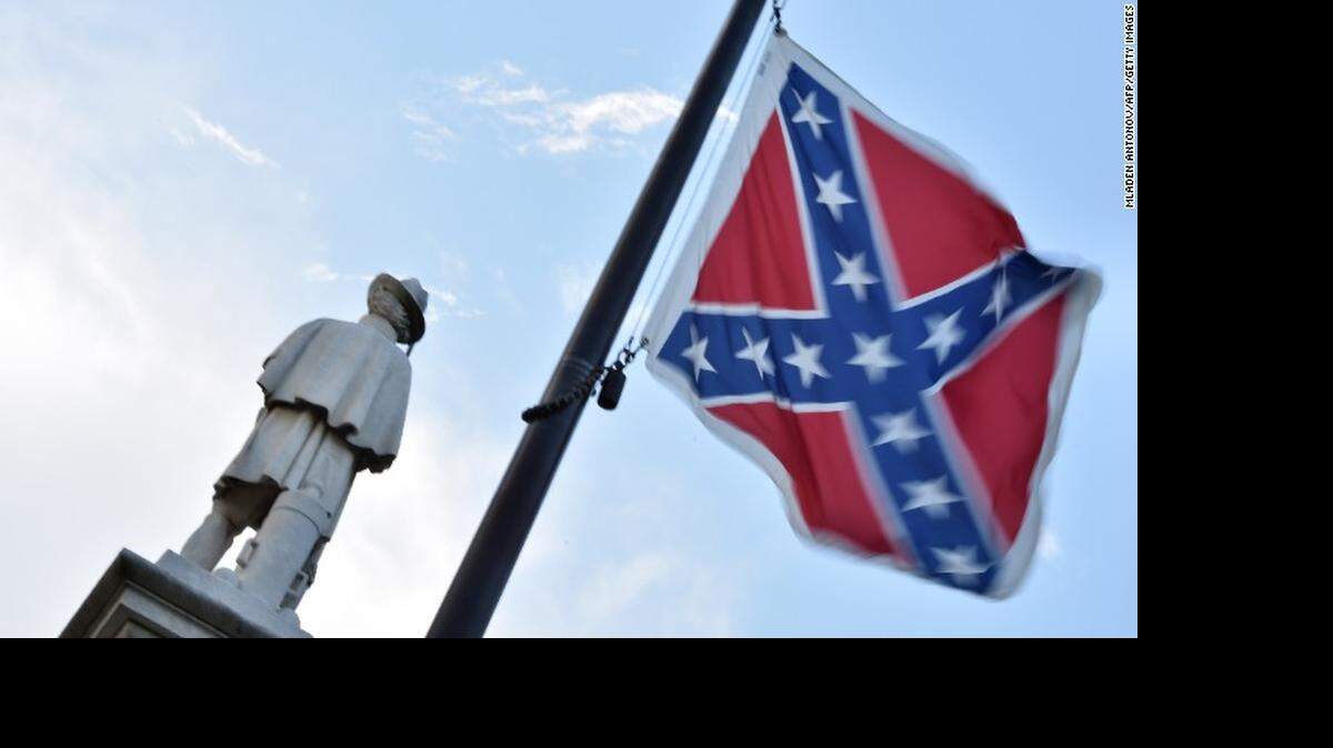 
STILL ALOFT: The Confederate flag might not fly over the State Capitol in South Carolina much longer.
