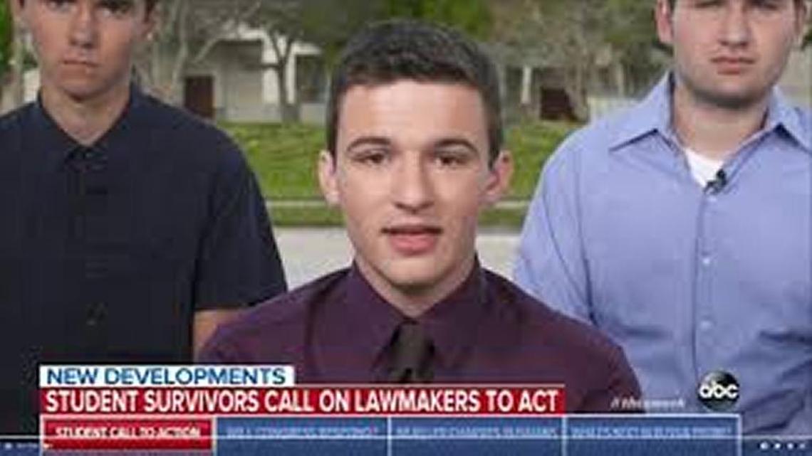 Student survivors of the mass shooting at Marjory Stoneman Douglas are getting their message out for tighter gun laws.