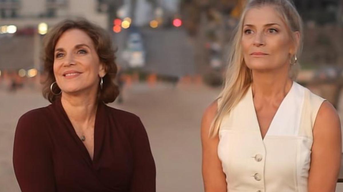 FIU medical school professor Susan Solman (left) and her co-star, Dreya Weber, in “Getting Started,” a 23-minute short film about a gay woman’s search for love — with complications.