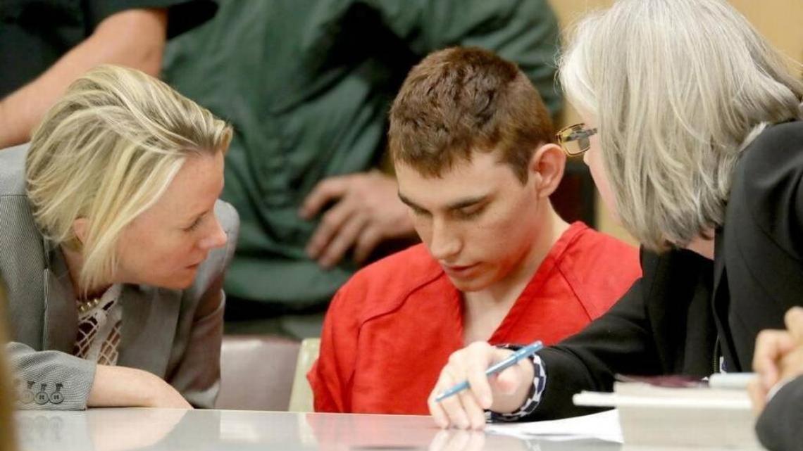 Nikolas Cruz appears in court for a status hearing before Broward Circuit Judge Elizabeth Scherer. Cruz is facing 17 charges of premeditated murder and had a history of mental problems at school.