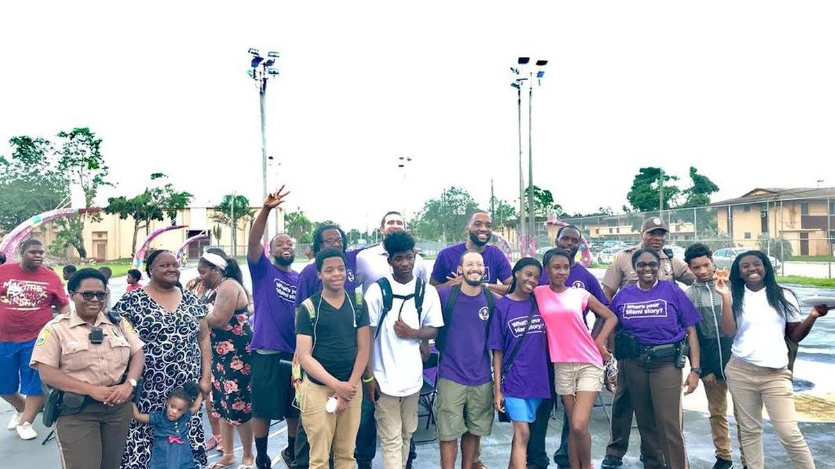 The Miami Children’s Initiative brought together Liberty City residents and Miami-Dade Police Department officers to talk about community-police relations and the role of race at their My Miami Story conversation.