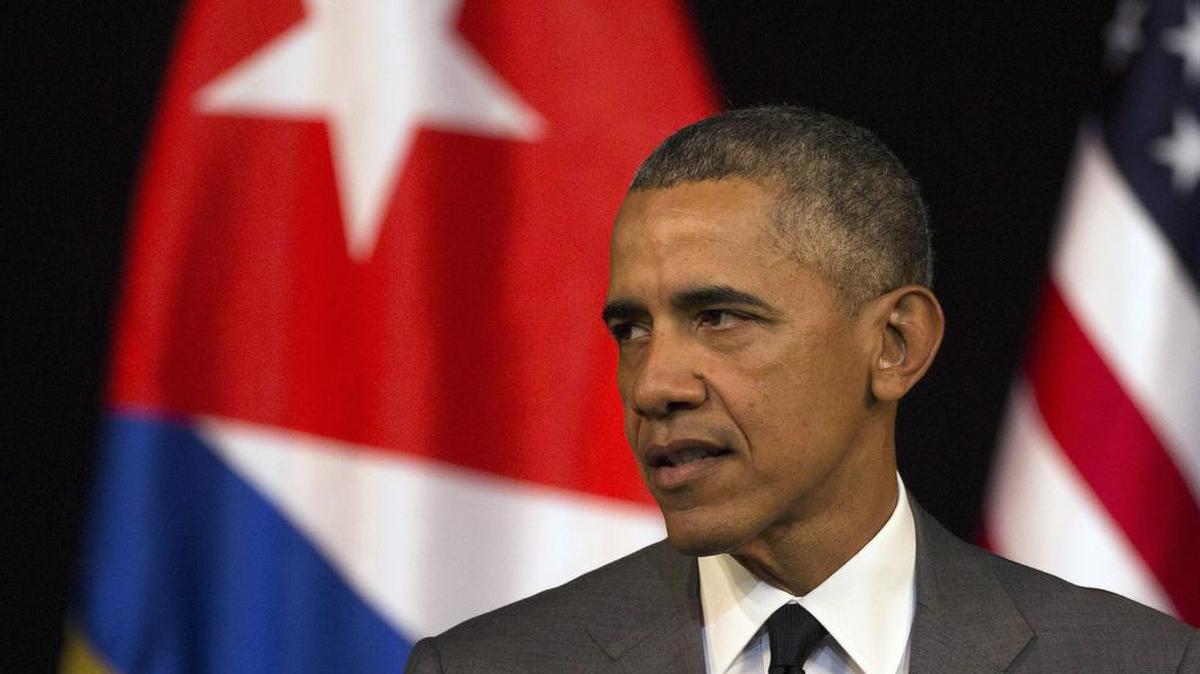 President Obama urged Cubans to look to the future with hope, in a speech delivered from the Grand Theater of Havana on March 22.