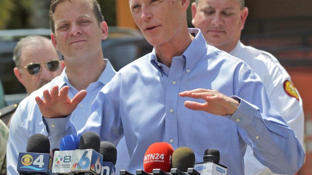 
MAN OF SECRETS: Critics say Gov. Rick Scott runs the state like a privately held business, with little transparency.
