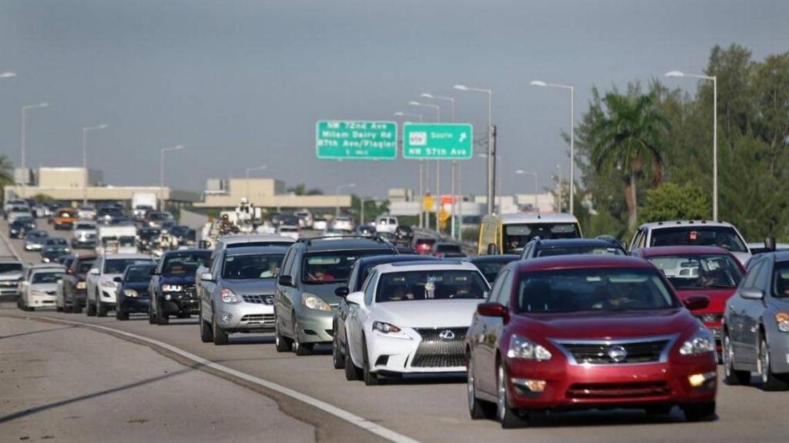 Traffic on State Road 836 (also known as the Dolphin Expressway) also slows buses, but a new Miami-Dade County express route will use red-painted shoulder lanes reserved for transit vehicles.