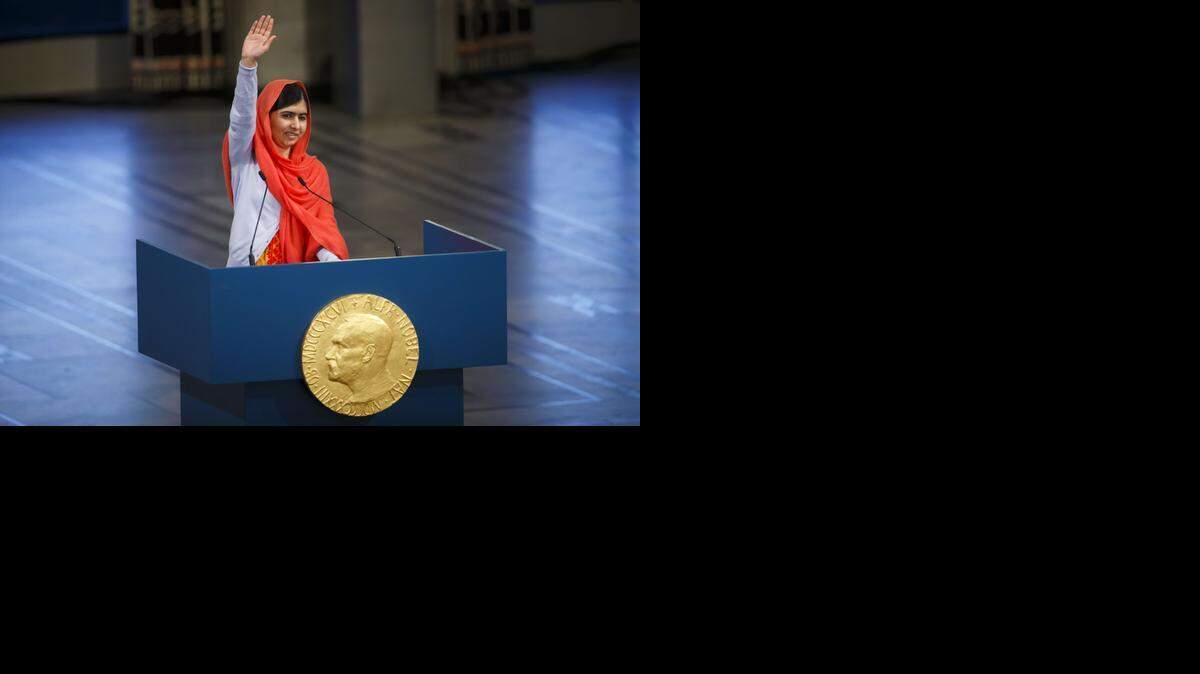 Malala Yousafzai.

