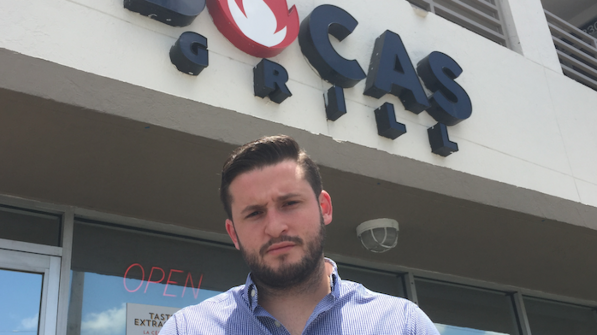Venezuelan restaurateur Levin de Grazia was mistakenly harassed as Chavista operative.