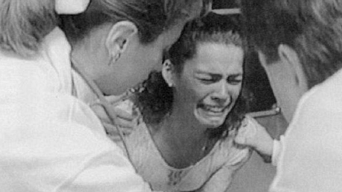 In 1994, champion skater Nancy Kerrigan was struck in the leg by an associate of her rival Tonya Harding.