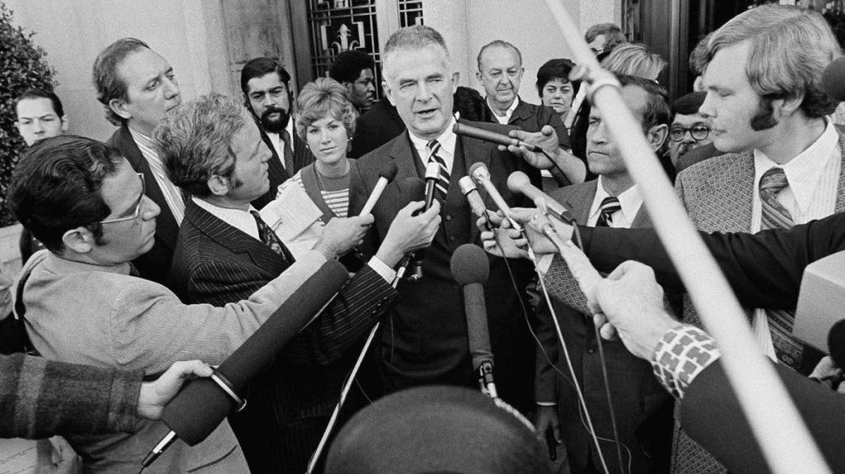 In 1973, President Nixon fired special prosecutor Archibald Cox, who was investigating the Watergate scandal.