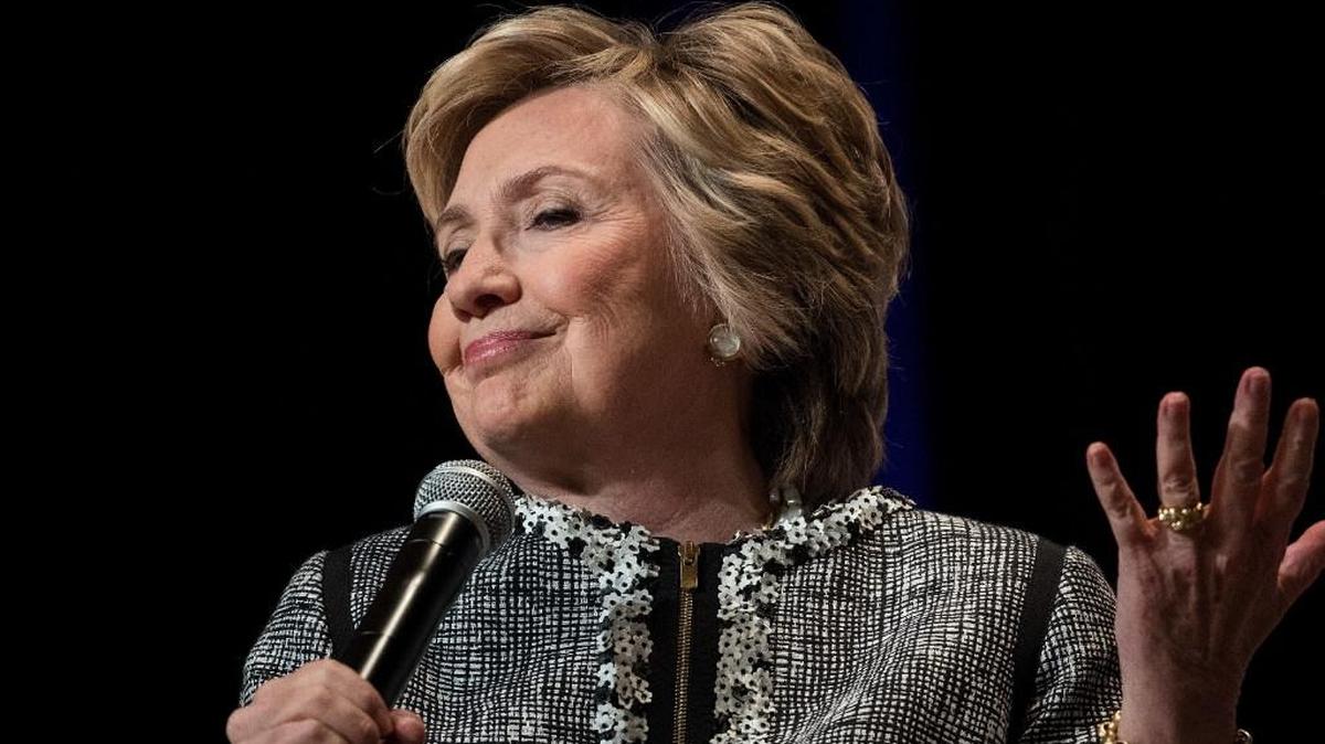 Former presidential candidate Hillary Clinton has a new book to tout.