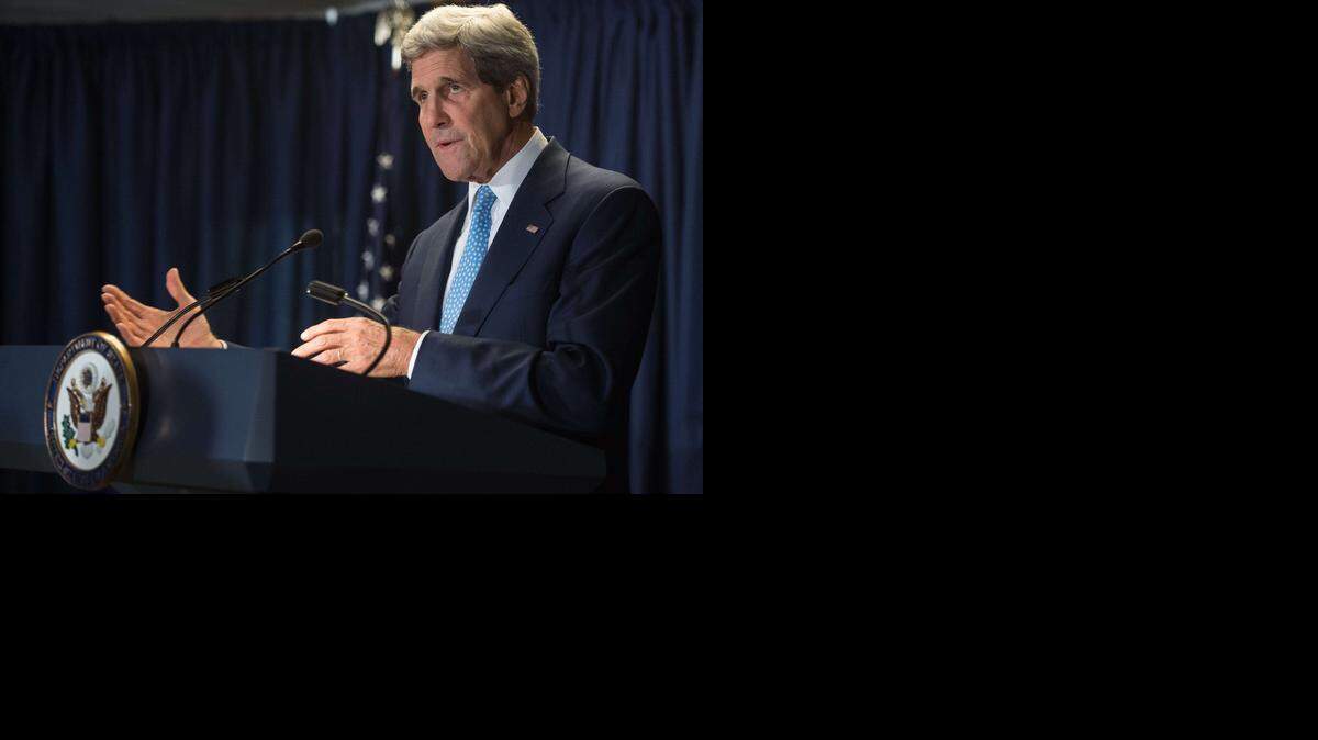 
STATE DEPARTMENT: Secretary of State John Kerry spoke at a reception observing the Muslim feast of Eid al-Adha in Washington last week.
