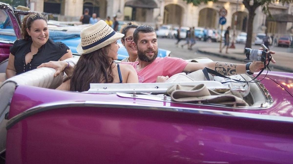 Cars from the 1950s are tourist magnets in Havana, Cuba.