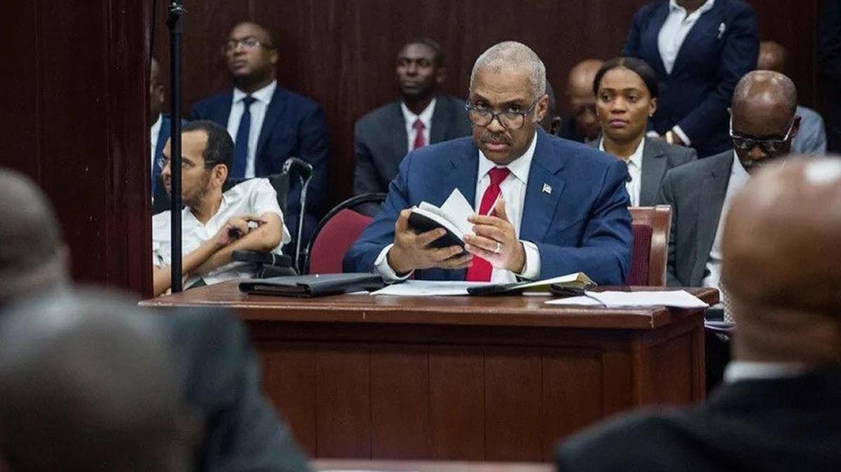 Haiti’s Prime Minister Jack Guy Lafontant, in Parliament, resigned after his order to raise fuel prices led to violent unrest.