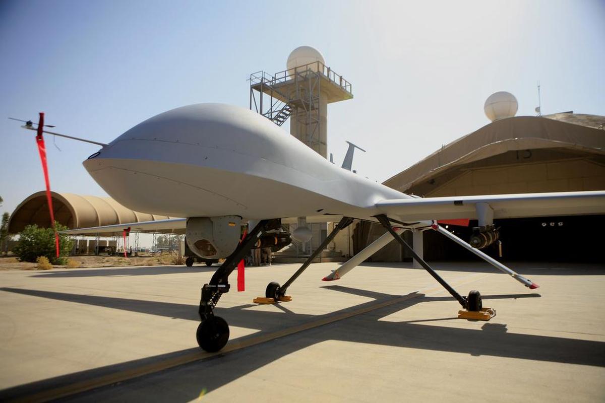 Armed drones like this MQ-4 Predator in Iraq have become major weapons in the continuing war on terrorism.