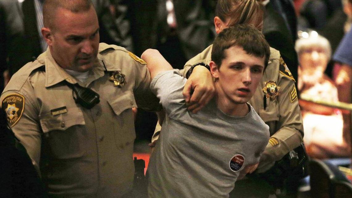 Michael Steven Sandford, who reportedly wanted to kill Donald Trump, was arrested at a Trump rally on Saturday.