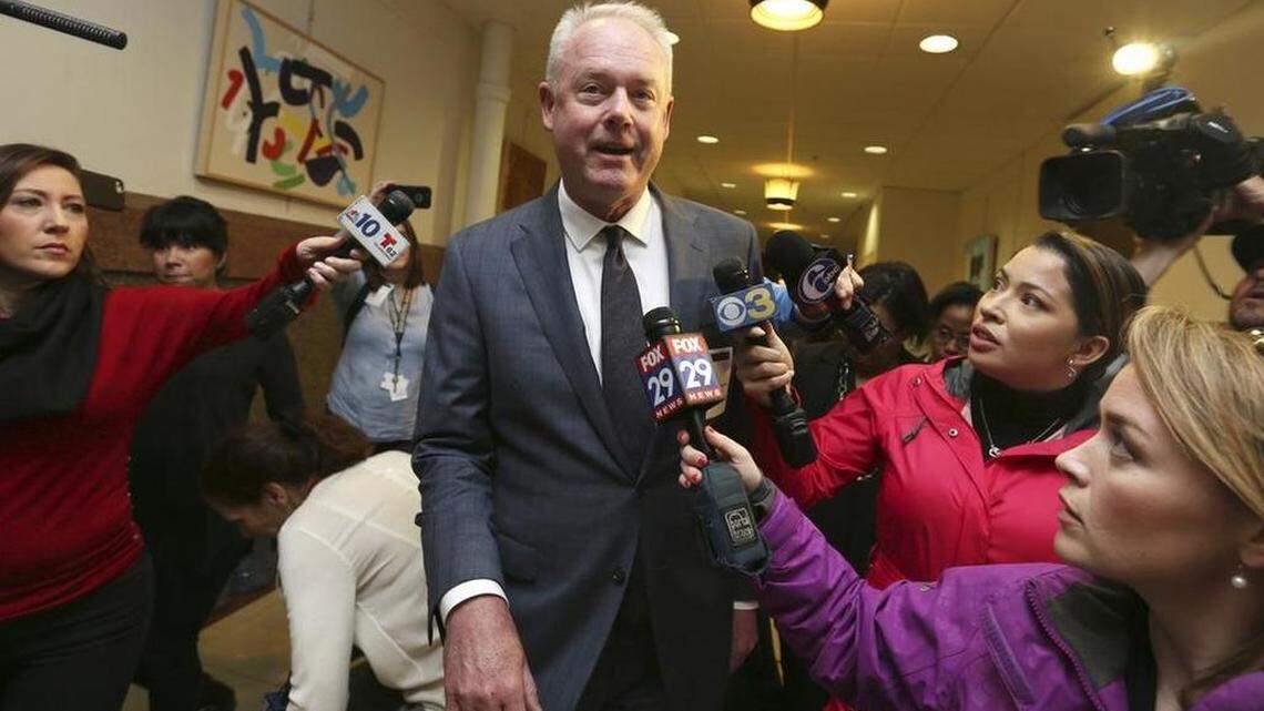 Starbucks CEO Kevin Johnson apologized for the arrests of two African-American men at a Philadelphia store.