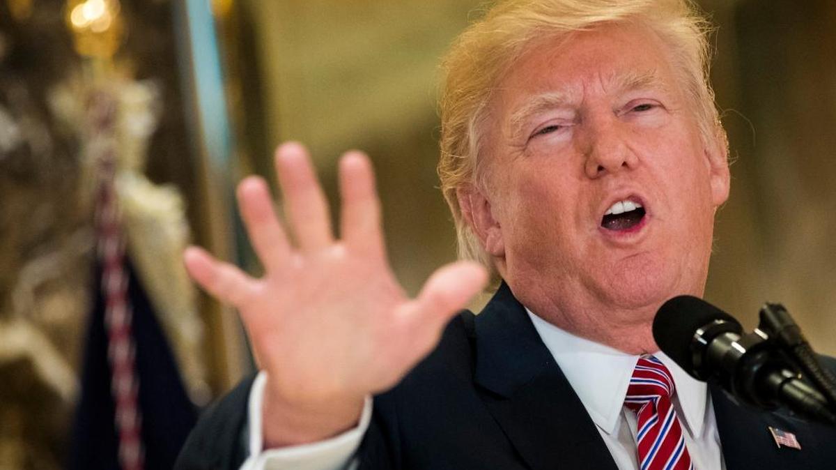 President Trump’s doesn’t use soaring language that predecessors have used to define American values.