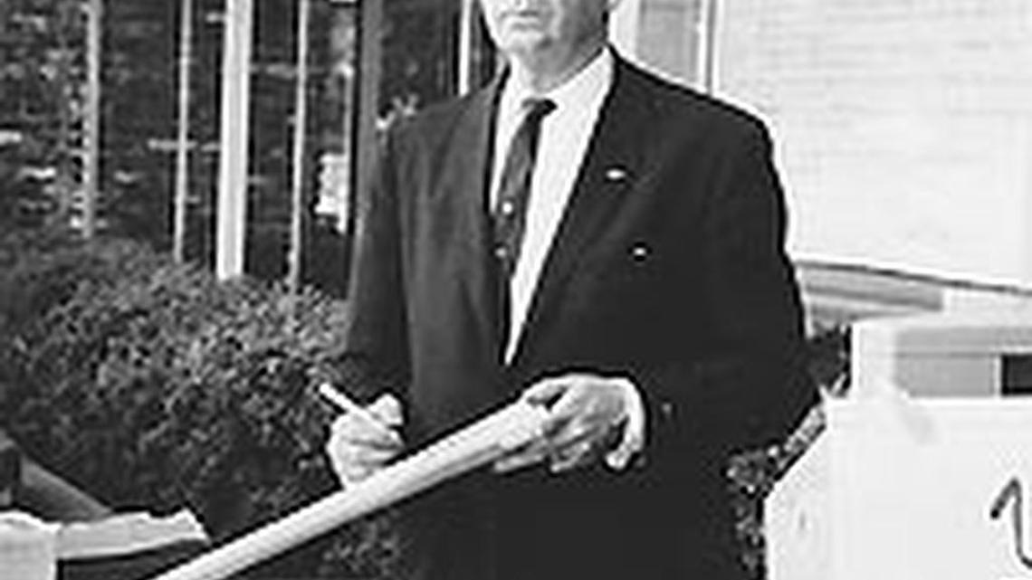 Former Georgia Gov. Lester Maddox, a segregationist who was a populist Democrat.