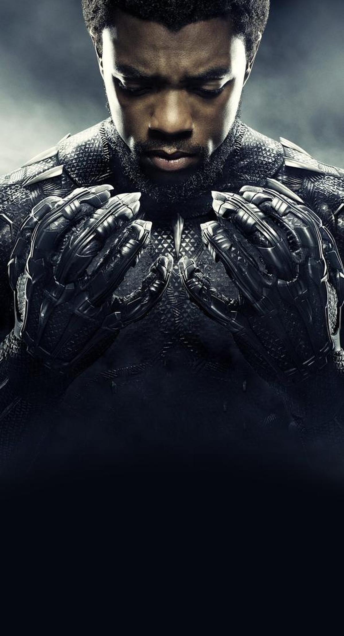 Chadwick Boseman in the film, ‘Black Panther.’