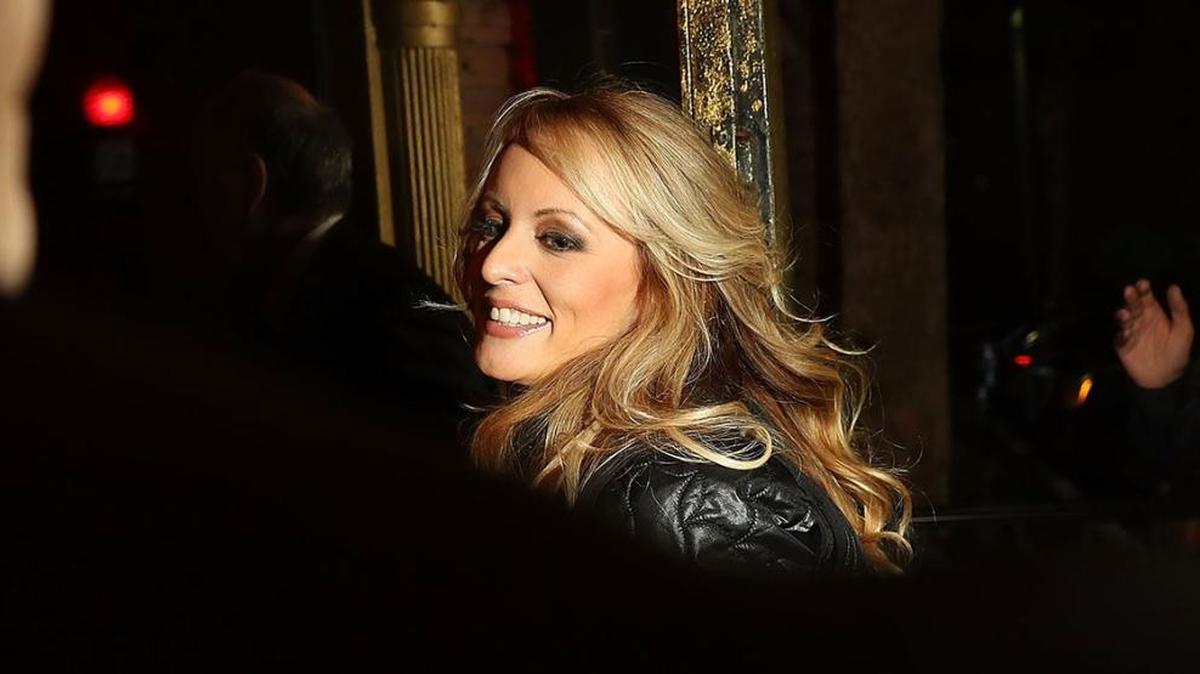 Stormy Daniels arrives to perform at Solid Gold Fort Lauderdale in Pompano Beach this month.