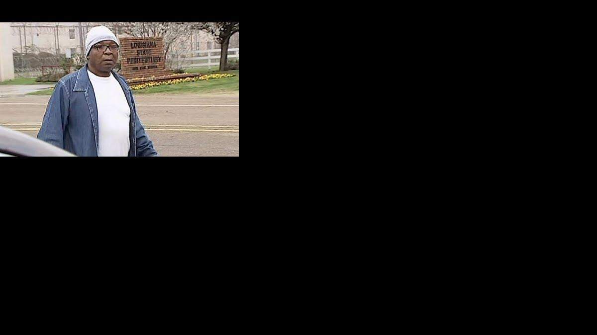 
FREE AT LAST: Glenn Ford walks out of prison in Louisiana 30 years after he was wrongfully convicted of murder. 
