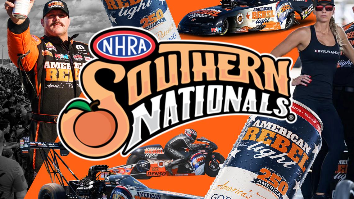 American Rebel Holdings Inc. (NASDAQ: AREB) American Rebel Light Beer Goes Full Throttle with Branded NHRA Lineup at This Weekend's Southern Nationals in Georgia 
