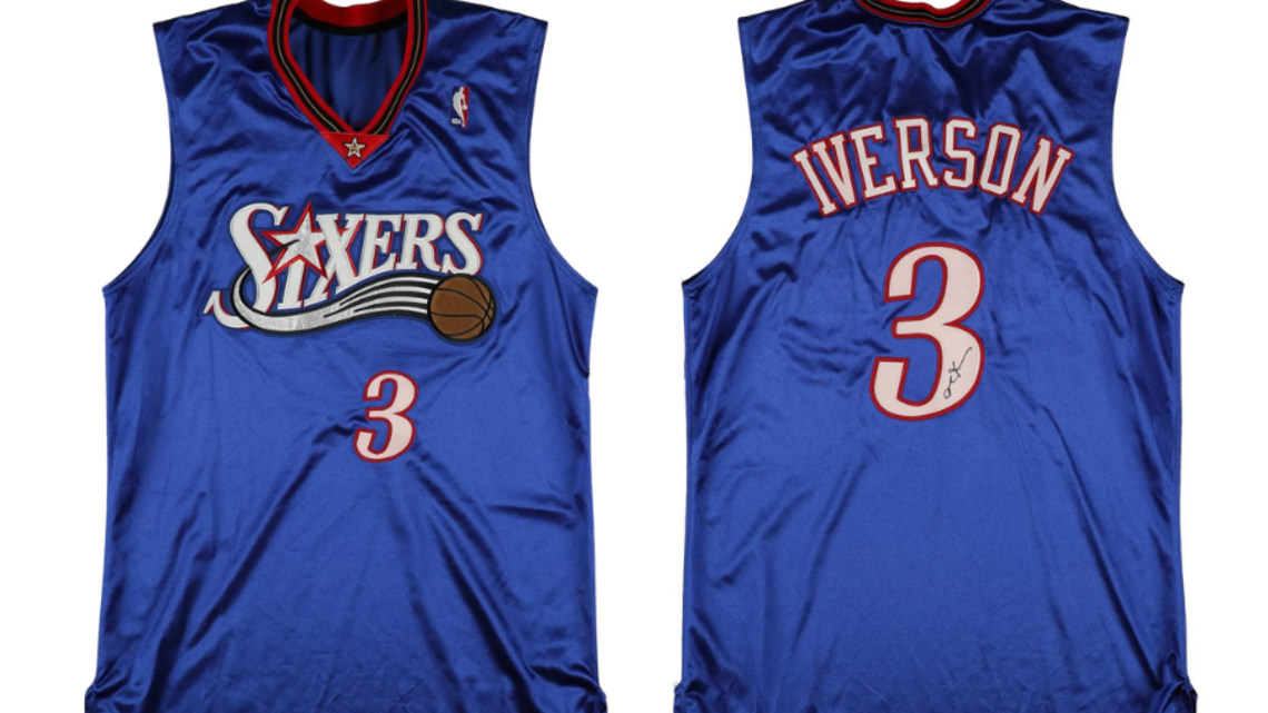 Sotheby's Just Sold an Iverson Jersey for $192K - Now Bid on This Rare Photo-Matched Iverson Jersey Before Infinite Auctions Closes Saturday 