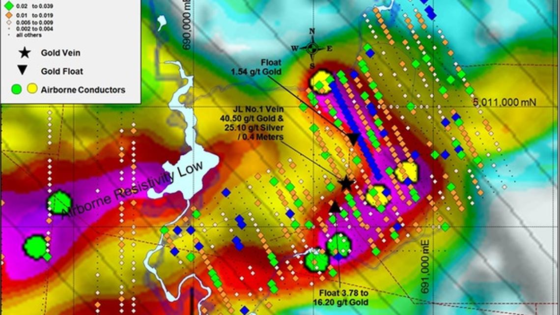 SLAM Reports Soil Samples up to 0.466 g/t Gold at Jake Lee 
