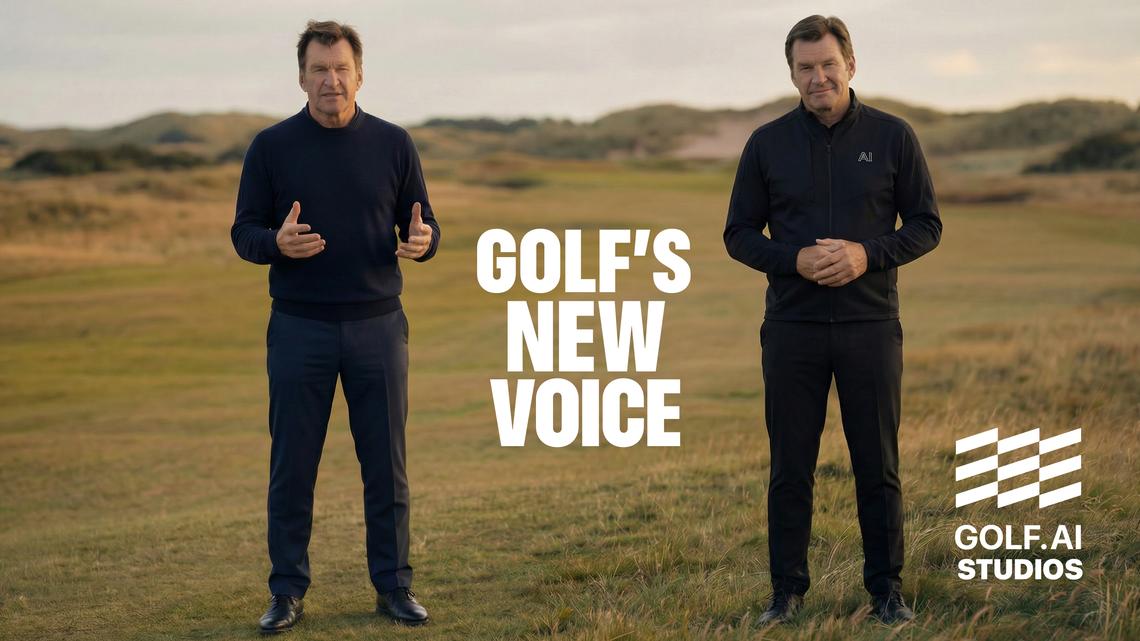 Sir Nick Faldo and GOLF.AI Announce "Golf's New Voice," a Global Video Series from GOLF.AI Studios that will Premiere Soon on YouTube  