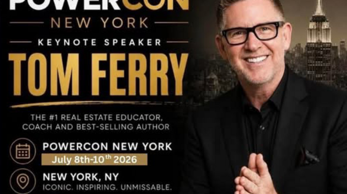 Tom Ferry Headlines 2026 Epique Realty PowerCON in New York City 