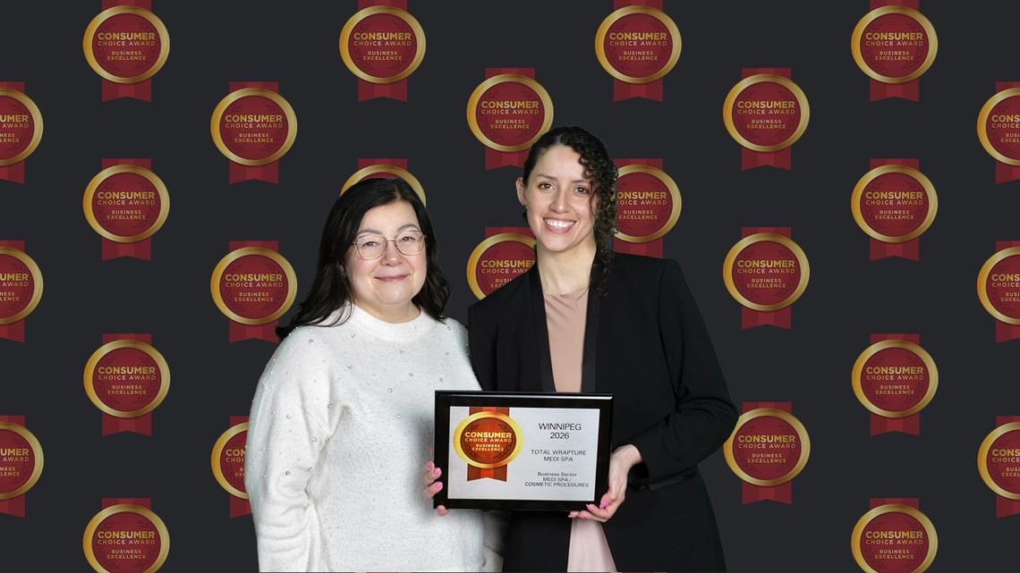 Total Wrapture Medi Spa Recognized as 2026 Consumer Choice Award Winner for Medi Spa and Cosmetic Procedures in Winnipeg 