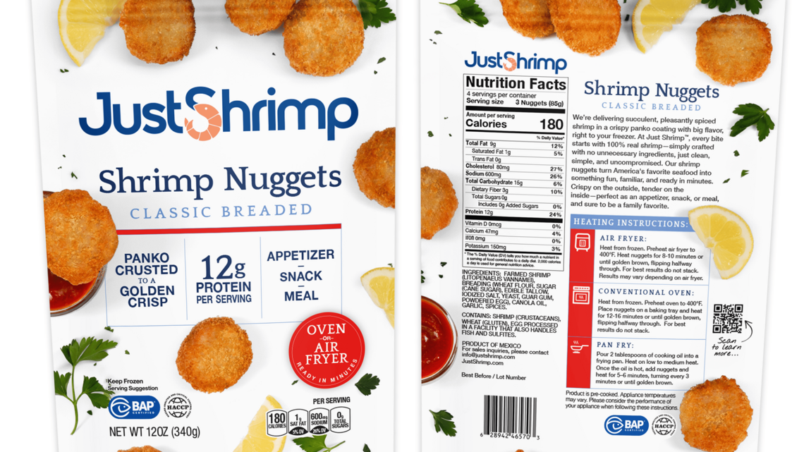 Just Shrimp Enters Frozen Seafood with Shrimp Nuggets at Harris Teeter 